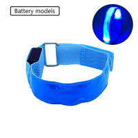 Armband LED De Batería Para Deportes Al Aire Libre Luz De Seguridad Para Correr De Noche En La Mano Rodilla Y Pies Verde Azul Rojo - details 15