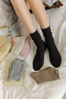 Calcetines De Mujer Coloridos Sueltos Sin Pelaje De Primavera Verano High Tube Estilo Callejero Suave Tejidos De Algodón - details 13