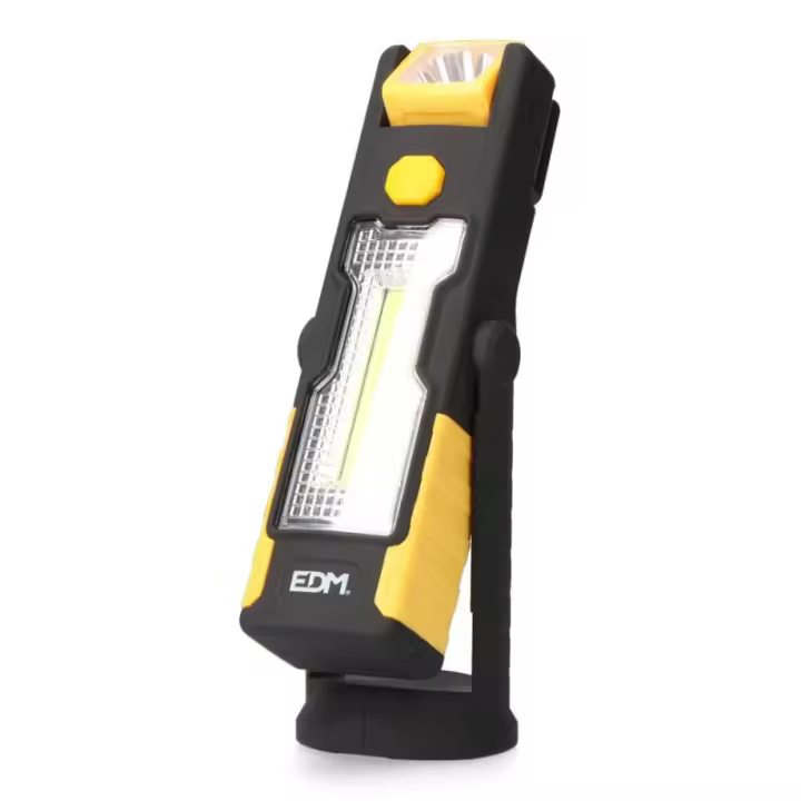 Linterna LED XL Doble Función EDM con Gancho + Imán 36381 - 1