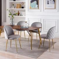 Juego de 4 sillas peludas para comedor, cocina y dormitorio. Modernas, con respaldo alto, para sala de estar - details 8