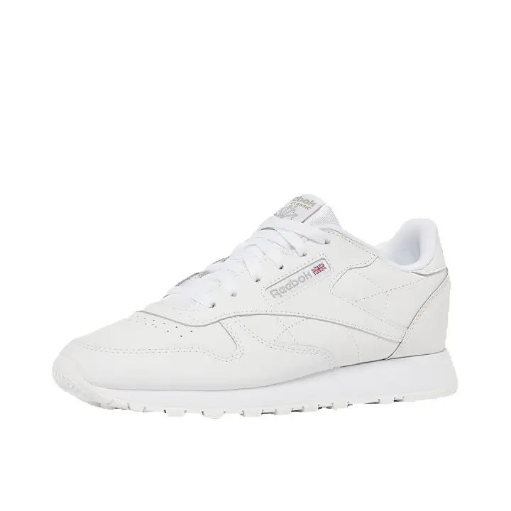 Reebok deportivas infantiles blancas de piel con cordones mod. classic leather unisex - 1