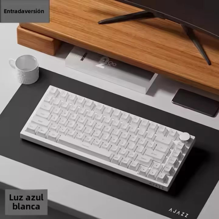 Teclado Mecánico Ajazz Ak820 Con Estructura Gasket Soft Y Retroiluminación RGB Opcional Teclado Personalizado Para Juegos Y Oficina Regalo De Cumpleaños - 1