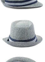 Sombrero Fedora De Lujo Para Hombres Mayores Protección Solar Para Playa Y Bodas Sombrero De Paja Para Fiesta De Jazz En Primavera Y Verano - details 16