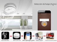 Sistema De Alarma De Seguridad Wifi Tuya YAOSHENG Con Alexa Detector De Movimiento Y Fumador Sensor De Puerta Y Ventana IP Cámara Compatible Con Alexa Y Tuya - details 6