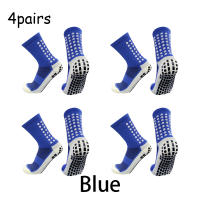 4 Pares De Medias De Fútbol Antideslizantes Para Hombres Y Mujeres Deportivas Al Aire Libre Con Agarre Poliéster Altura De Pierna Alcanzada - details 3