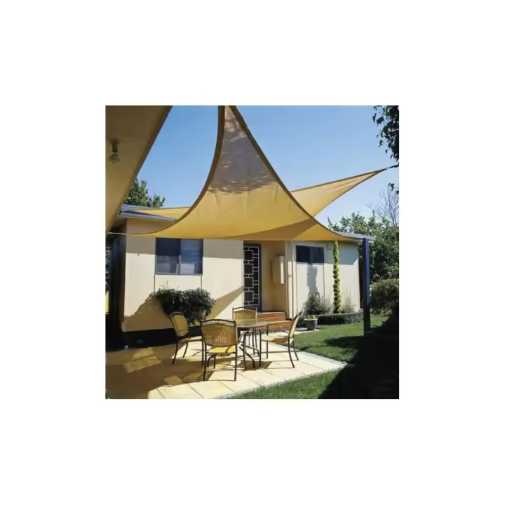 TOLDO VELA 3,6 x 3,6 x 3,6 m ARENA LISTA DE SUINPLAS DECORACIONES - 1