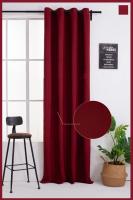 Cortina serie de lino de terciopelo poliéster 150x260cm.Decorar para el hogar, sala de estar y dormitorio, estilo americano, 1 Panel. - details 13