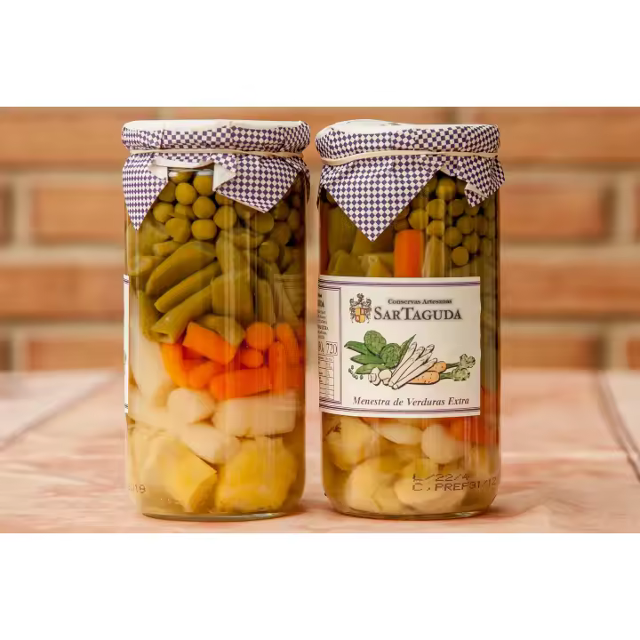 Menestra de Verdura Extra en Conserva 650g - Pack de 3 Unidades - 1