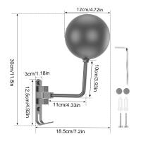 Soporte De Pared Para Casco De Motocicleta En Acero Con Gancho Estante De Almacenamiento Para Cascos De Bicicleta Chaquetas Y Gorras Unisex - details 7