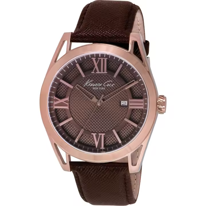 Kenneth Cole Reloj analogico para Hombre de Cuarzo con Correa en Piel IKC8073 - 1