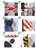 4PCS Protector De Pared De Garage Antigolpes Para Puertas De Coche Y Parachoques Adhesivo Antichoque Exterior Con Señal De Adhesivo Para Prevenir Rasguños - details 2