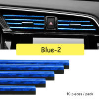 10 Piezas De Decoración Para Ventiladores De Aire De Coche En Cromo Estilo Mouluring U Shaped Accesorios Para Acondicionador De Aire Grille PVC Para Estilo De Coche - details 14