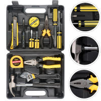 Kit De Reparación Doméstico Portátil Con Destornillador Llave De Fijación Pluma Pinza Herramientas Combinadas Para El Hogar En Caja - details 13