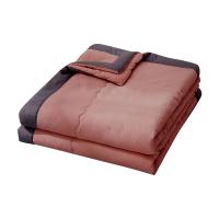 Edredón De Cama King Size De Color Sólido Aireado Y Transpirable Para Dormitorio Estudiantil Relleno De Algodón Material Poliéster/Celulosa Técnica De Tejido Jacquard Estilo Clásico Duradero Y Elegante - details 2