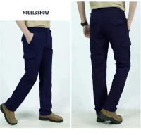 Pantalones Casuales Para Hombre Verano Impermeables Ligeros Tácticos Camuflados Para Acampar Exterior Pantalones De Carga - details 2