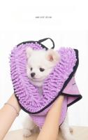 Toalla De Peluche Suave Para Mascotas Absorbente Fibra Secado Rápido Ropa De Baño Para Gato Accesorios Para Perro 2024 Nuevo - details 1