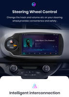 Junsun Radio Coche para Toyota Yaris 2012 2013 20014 2015 2016 2017 Inalámbrico CarPlay Android Auto AI Voice 2 din Pantalla Coche Android Auto Multimedia Navegación GPS Auto radio - details 11