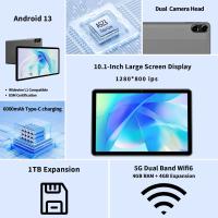 Tablet Android 13 PRITOM De 10 Pulgadas 8GB+64GB Con Expansión Hasta 1TB WiFi 6 Altavoces Doble Cámara Dual BT5.0 Estilo Mecánico C - details 2