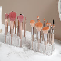 Organizador De Pinceles Para Uñas De Acrílico Con 26 Agujeros Kit De Arte De Uñas Estuche De Almacenamiento Para Maquillaje Y Cosméticos Soporte De Exhibición Para Bolígrafos - details 2