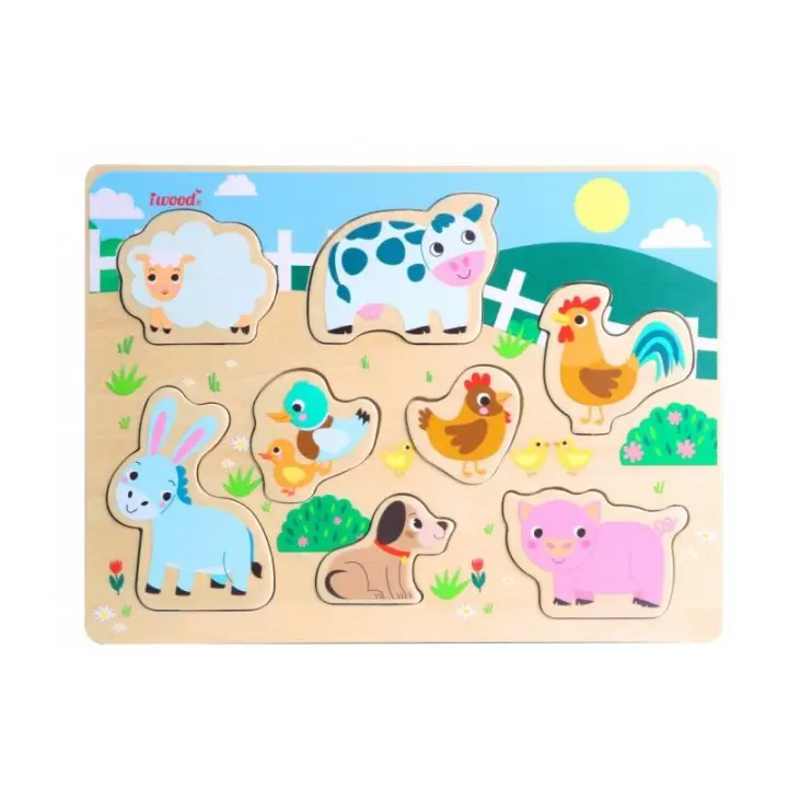 BP Puzle de Animales: Granja - Aprende Jugando - 1