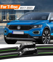 2pcs LimpiaParabrisas Anteojos Delantero Para Volkswagen VW T-Roc 2017-2023 Plegables En Seco Y Húmedo Accesorios De Ventana - details 0