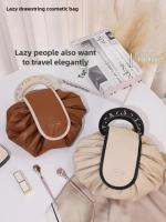 Bolsa De Maquillaje Grande Portátil Impermeable Con Cuerda Para Viajes Baño De Playa Y Gimnasio Almacenamiento De Herramientas De Maquillaje - details 5