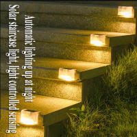 4PCS Luz Solar Para Piso Exterior IP65 Impermeable Jardín Patio Camino Puerta Solar Energía Solar Para Railing Escaleras Paso Valla - details 7