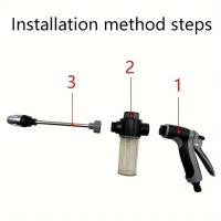 Pistola De Rociador De Jardín Multifunción Portátil Para Limpieza De Coches Y Hogar Accesorios Para Manguera Con Presión Alta Herramienta De Rociado - details 3