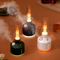 Humididiador de lámpara de queroseno con Niebla grande para dormitorio, máquina de aromaterapia de escritorio, humidifier doméstico Pequeño with USB - details 1