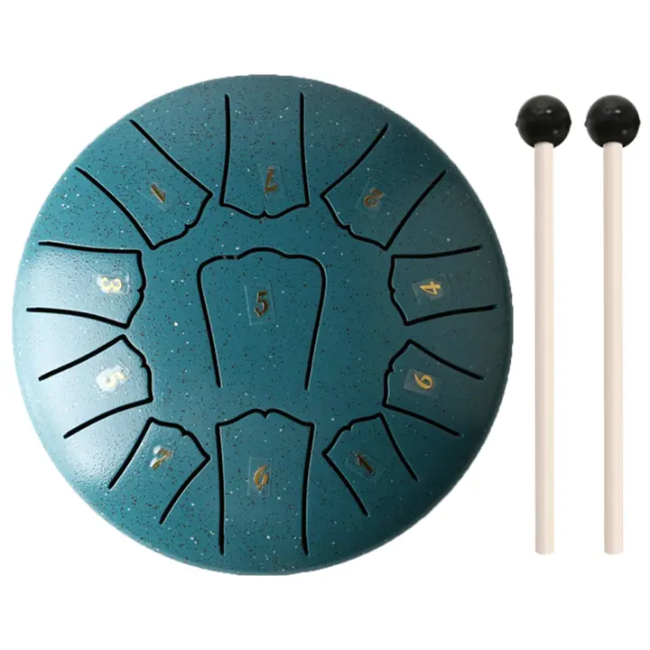 Instrumento De Percusión De 6 Pulgadas Con 11 Notas Incluye Bolsa De Batería Libro De Música Y Palillos Para Batería Sonido Hechicero Instrumento De Lluvia - 1
