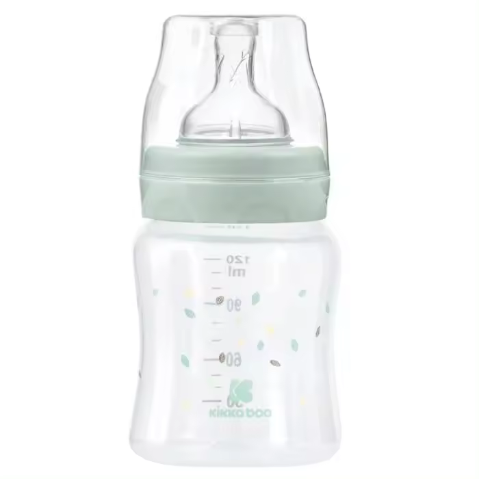 Biberão anti-cólicas 120ml Kikka Boo Jungle King Menta - 1