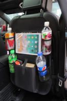 Organizador De Coche Para Asiento Trasero Con Soporte Para Tableta Táctil Bolsillos De Almacenamiento Y Protección De Sillín Accesorios De Coche - details 2