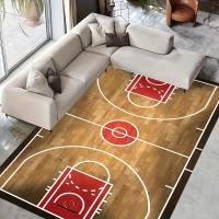 Alfombra Deportiva Tema Baloncesto 1pc Tapete Antideslizante Y Impermeable Para Decoración De Paredes De Entrada Hogar Estilo Moderno Poliéster 100% - details 6