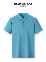 Camisa Polo Casual Para Hombres Manga Corta Color Sólido Moda Top Antipelusa De Algodón Estilo Versátil Para Primavera Y Verano - details 4