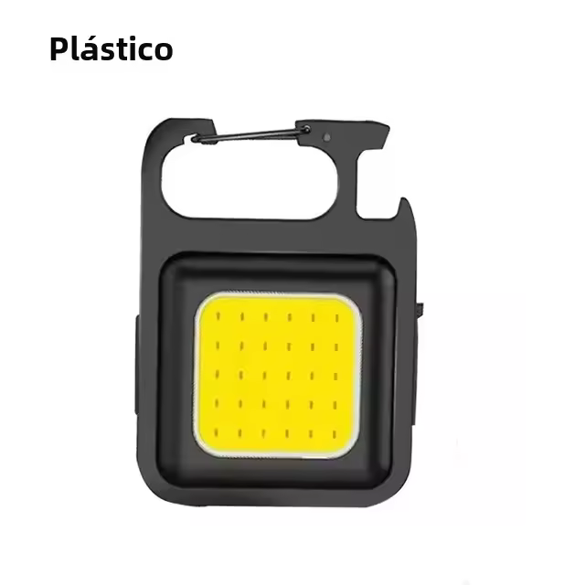 Linterna LED Mini Multifuncional De Llave De Camping Con Luz De Trabajo Recargable Por USB Para Pesca Y Senderismo - 1