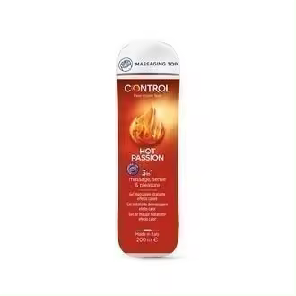 CONTROL HOT PASSION GEL DE MASAJE HIDRATANTE 200 ML AHT - 1
