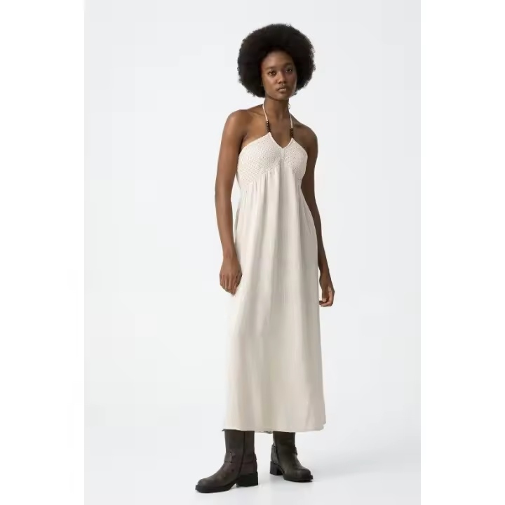 Marcas Mujer Ropa Tiffosi Tiffosi mujer Vestidos y monos  Vestido largo -Tiffosi- Cecilia abedul - 1