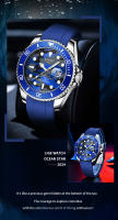 Reloj De Pulsera Deportivo Para Hombre LIGE Quartz 3Bar Impermeable Luminoso Fecha Militar Casual Silicona + Caja Reloj De Pulsera De Moda - details 1