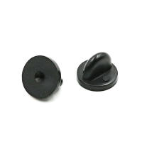 Pines De Goma Negros Para Broches Y Hebeleras De Mariposa Clavija De Bloqueo Accesorios Para Manualidades Y Joyería DIY Pack De 50/100/500 - details 3