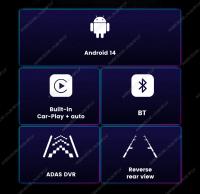 Reproductor Multimedia Android 14 Radio 2Din Stereo Para Mercedes Benz B200 Smart Fortwo 451 2006-2009 Con CarPlay Y GPS - details 5