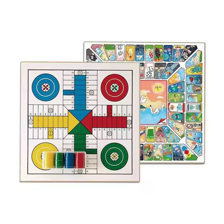 Cayro Juego De Mesa Parchís 4 Y Oca Con Accesorios 33x33 Cm - 1