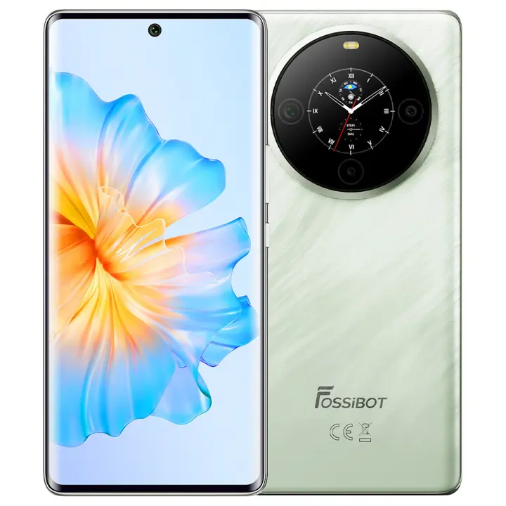 Smartphone FOSSiBOT S3 Pro 4G Android 14, Pantalla Curva AMOLED 6.67", 6GB RAM 128GB ROM, Cámara AI 64MP, Batería 5000mAh, Procesador Helio G85, NFC, Dual SIM, BT 5.0, 5G WiFi, Desbloqueo Facial - 1