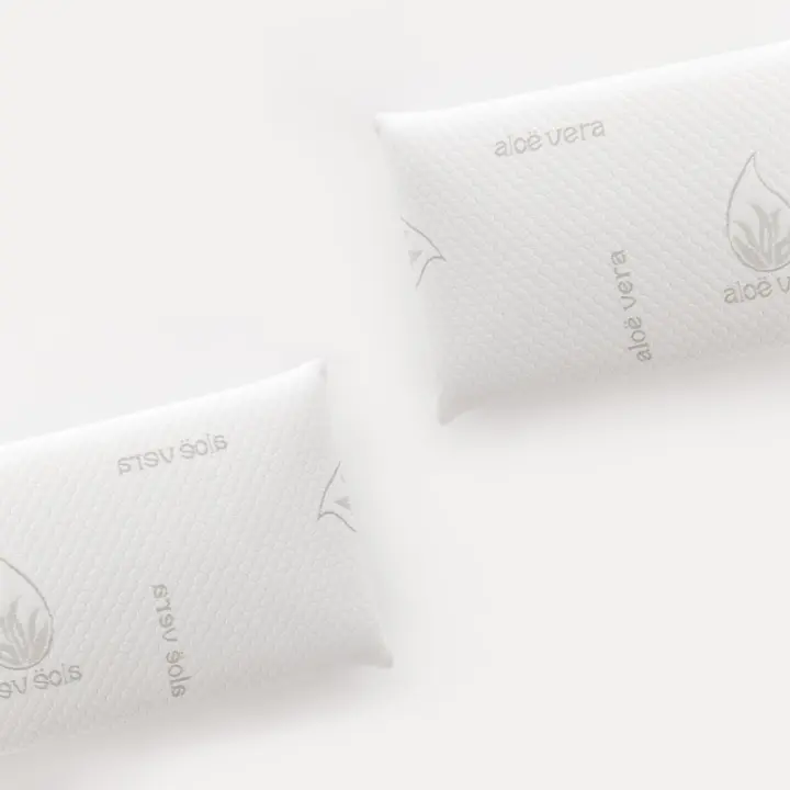 Set 2 Almohadas Viscoelasticas PREMIUM, Firmeza Media, Ergonómica y Adaptable - 1
