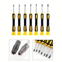 Juego De Destornilladores Torx Reliables Para Controladores Xbox/360 Y Celulares PS3 7pcs Herramienta De Remoción T3 T10H Para Reparación Eficiente - details 13