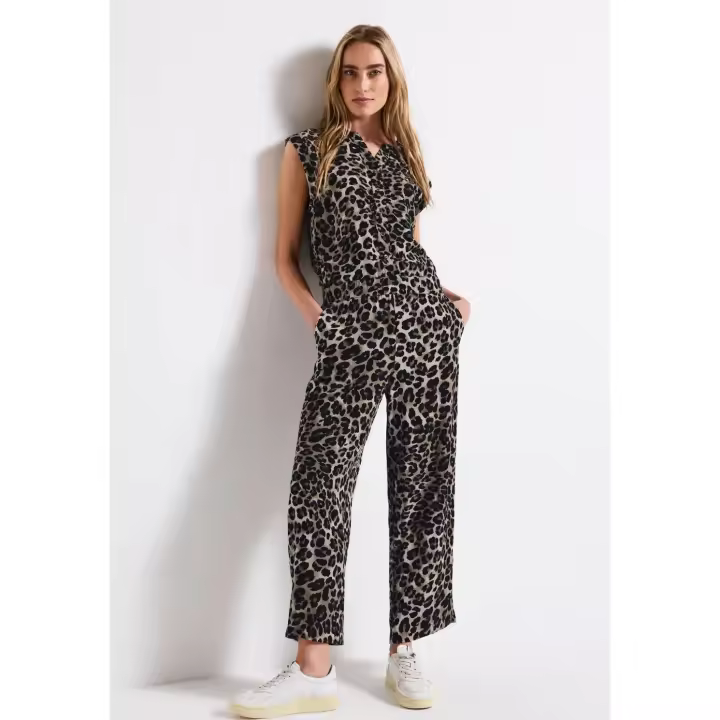 Street One Mod. PS379210 L28 - Mono casual manga corta con estampado animal print para mujer - 1