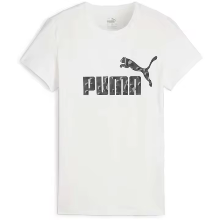 Camiseta de Manga Corta Puma Ess+ Animal para mujer en color blanco - 1