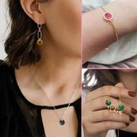 Kit de Cuentas para Bisutería – 200 Cuentas de Cristal, Hilo de Nylon y Separadores Dorados con Strass | Ideal para Pulseras, Collares y Manualidades - details 4