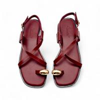 Calzados soraia, Sandalias Planas de Mujer con anillo dorado y Detalles Metálicos, Estilo Minimalista con Tira Dedo, Diseño Elegante para Verano, Perfectas para Playa, Paseos o Eventos Casuales ✅ Entrega 24/72h a España (península) Playa Metal Playa Playa - details 11