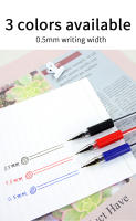 Leto Gel Ink Roller Ball Pen 0.5mm Punto De Escritura Estilo De Oficina Y Escuela Tinta Negra Azul Roja 12 Piezas Por Caja - details 3