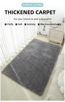 Alfombra De Piso De Terciopelo Grueso Y Cómoda Antideslizante Absorbedora De Agua Para Baño Dormitorio Sala De Estar Alfombra Para Interior - details 0